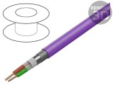 Cablu PROFIBUS 1x2x22AWG Cu PVC Violet CPR Eca