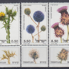 ISRAEL 1980 FLORA CACTUSI SERIE CU TABS MNH