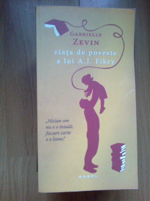 e2 Viata de poveste a lui A.J. Fikry - Gabrielle Zevin