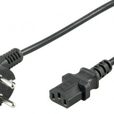 Cablu alimentare PC schuko la IEC320-C13 3m HO3W-F3G 1.00mm2 conductor cupru negru