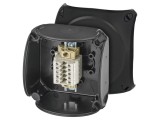 Cutie de Conexiuni IP66 Neagră 93x93x62mm