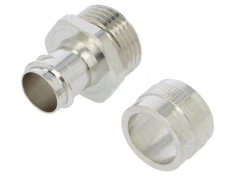Conectori finali drepți alamă filet metric IP40