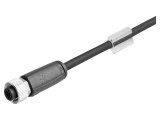 Cablu M12 PIN 4, drept, mamă