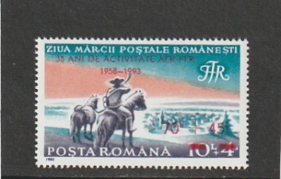 1993 LP 1326 - 35 ANI ACTIVITATE A.F.R.-F.F.R.SUPRATIPAR MNH NESTAMPILAT foto