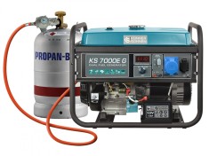 Generator monofazat pe gaz benzina Konner Sohnen KS 7000E G