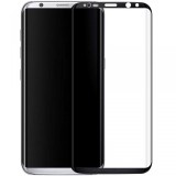 Folie de sticla Samsung Galaxy S8 Plus, Elegance Luxury margini curbate colorate Black