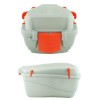 Cutie transport bagaje B116, prindere portbagaj, culoare gri/portocaliu Cod:B116