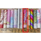 Tun Confetti, Cyrax, Model Mix din Folie, 40 cm, Ambalaj din Carton, Eliberare prin Rasucire, Multicolor