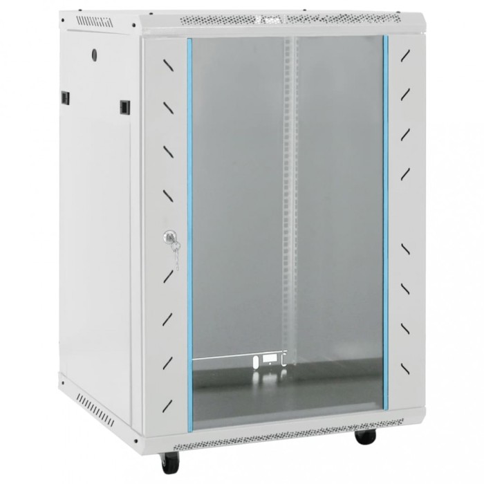 Gossi dulap de server, 15u, 19&quot; ip20, gri, 53x40x80 cm