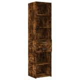 Cumpara ieftin Dulap inalt, stejar fumuriu, 45x42,5x185 cm, lemn compozit