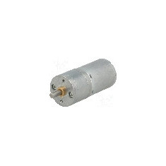 Motor DC, 12V DC, 5.6A, 210rot./min, POLOLU, 47:1 25DX52L MM HP 12V