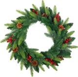 Coronita de Craciun MagicHome Boriana 3D+2D, 50 cm