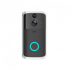 Sonerie Smart wireless ICIDRA M7, cu acces din aplicatie si camera video HD, baterie de 3.7V, night vision, interfon cu doua sensuri, functie capturi foto