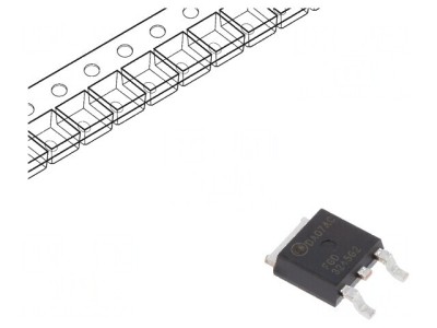 Tranzistor IGBT 450V 23A 150W DPAK pentru sisteme de aprindere ESD foto