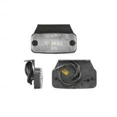 Lampa gabarit Universal, 12/24V,110x53mm,alb, omologare ECE, cu LED,, Stanga , Dreapta foto