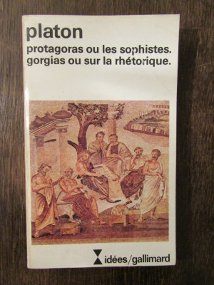 Protagoras Ou Les Sophi-Platon foto