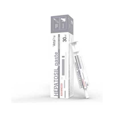 VETAPRO HEPATOSIL ADVANCED PASTE SERINGA 30ML SUPORT HEPATIC PISICI foto