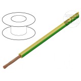 Cablu FLRY-A 1x0,75mm&sup2; litat Cu PVC galben-verde 60V