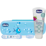 Cumpara ieftin Chicco Always Smiling Blue set pentru &icirc;ngrijirea dentară Strawberry(pentru copii)