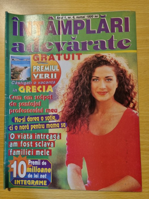 revista intamplari adevarate anul 1, nr. 6 - 1997