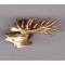 Insigna Vanatoare Cap de cerb, cu pin, stare buna