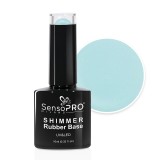 Cumpara ieftin Shimmer Rubber Base SensoPRO Milano - #26 Blueberry Honey, 10ml