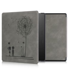 Husa pentru Kindle Kindle Oasis 10, Piele ecologica, Gri, kwmobile, 56972.01