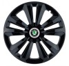 Set 4 Capace Roti Terra Negru R15, pentru Skoda, Autohelix MSA