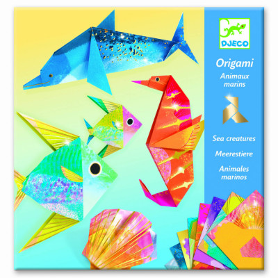Set Origami Ocean pentru Copii - Creaza Animale marine foto