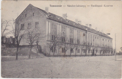 CP Timisoara Temesvar Cazarma Ferdinand ND(1916) foto