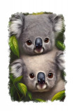 Cumpara ieftin Sticker decorativ, Koala, Gri, 85 cm, 6865ST, Oem
