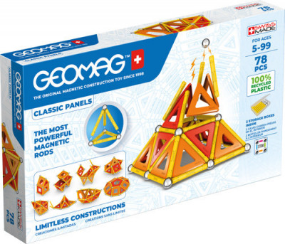 Geomag Classic panels magnetice 78 piese 472 foto