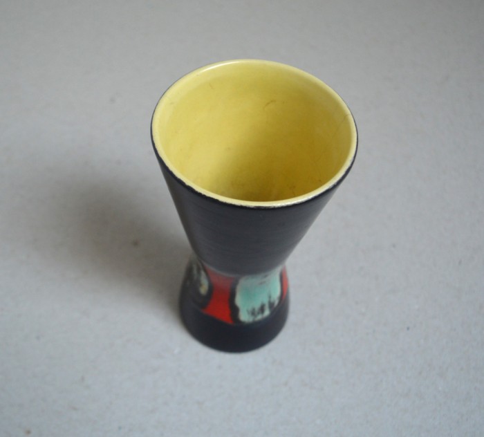 Vaza ceramica glazurataa Germania de Vest cca 1970