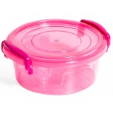 Recipient Alimente, Model Fucsia, Capacitate 300 ml, Plastic, Oem