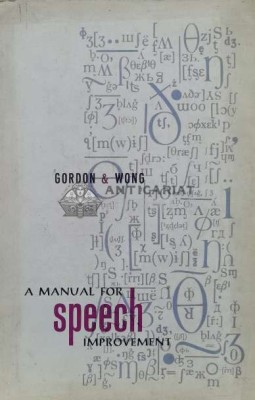 A manual for speech improvement - 1961 (T22) foto