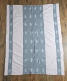 FATA DE MASA MARE VINTAGE MARE DIN BUMBAC GROS FRANTA, MODEL FLEUR-DE-LIS