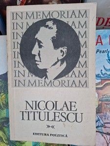 In memoria Nicolae Titulescu Dr.Ion Grecescu foto