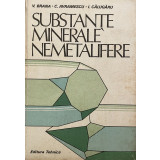Substanțe minerale nemetalifere - Avramescu