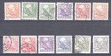 A12 S7 1 - Timbre foarte vechi - Suedia - Regele Gustav V - varietate de culori - 1939 - 1948