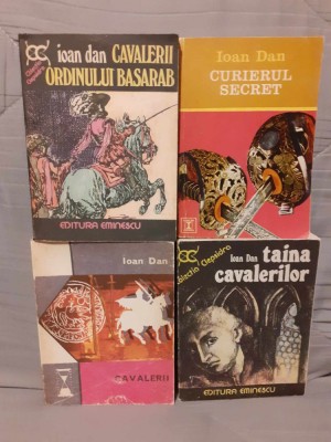 CURIERUL SECRET+CAVALERII CICLUL-IOAN DAN (4 VOL) foto