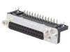 Conector D-Sub Mama 25 Pini Unghi 90 Grade Amphenol Montare Panou Aurit
