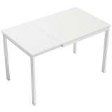 HOMCOM Masă de Sufragerie Extensibilă 80-120 cm pentru 4-6 Persoane, Masă Economisitoare de Spațiu cu Extensie Glisantă, Natural | Aosom Romania