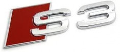 Emblema spate AUDi metal ,audi sline S3 ,S5, foto