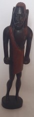 Statueta tribala africana , barbat Masai