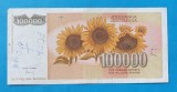 100.000 Dinari anul 1993 Bancnota Iugoslavia UNA SUTA MII - Jugoslavije