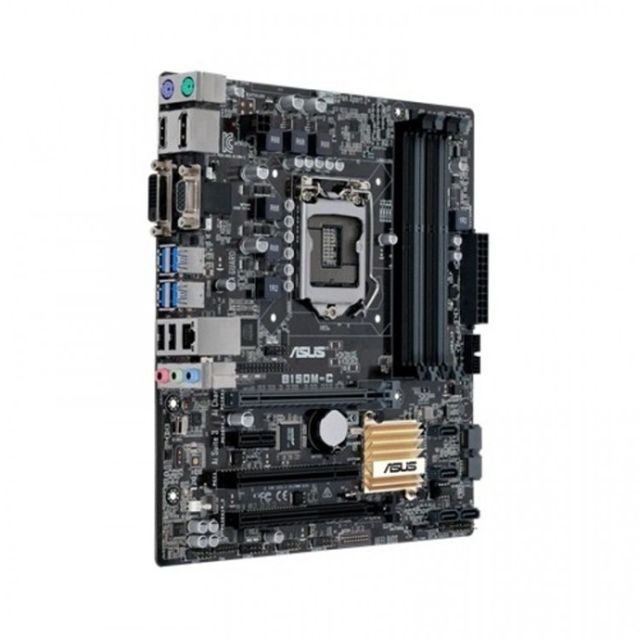 Placa de baza Asus B150M-C, Socket 1151, mATX, Shield, Cooler, Suporta CPU Gen 6 / 7 NewTechnology Media