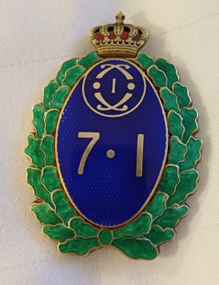 insigna Reg. 7 infanterie Ploiești foto
