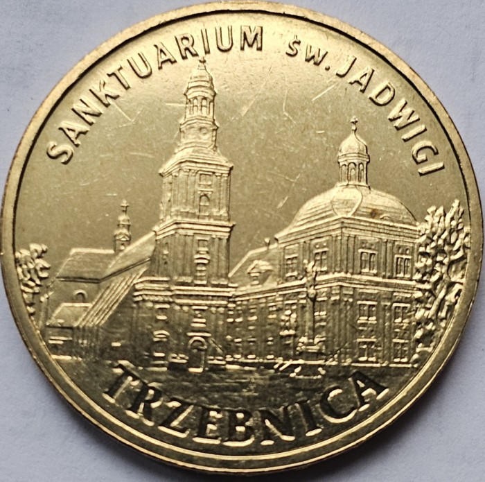 2 Zlote / Zloti 2009 Polonia, Trzebnica, unc-Aunc