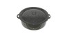 Cratita emailata cu capac 40l neagra Handy KitchenServ, SC EMAILUL SA