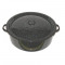 Cratita emailata cu capac 40l neagra Handy KitchenServ